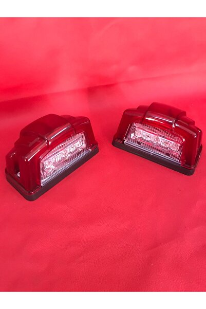 otopaspascım Kırmızı Plaka Lambası Ledli - Ledli Kırmızı Plaka Lambası 12-24 ...