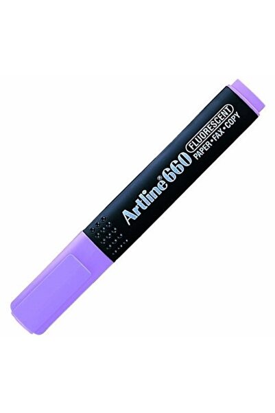 artline 660 Highlighter Pen Cut Tip Purple