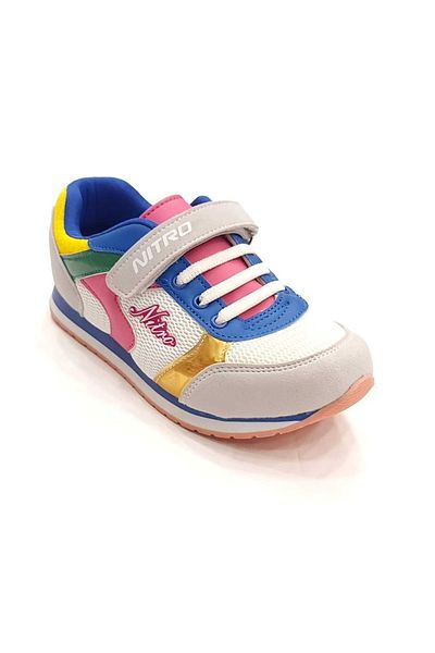 Nitro Jump 91752 White Sax Fuchsia Pantofi de alergare pentru copii