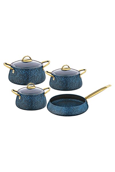 OMS PASLANMAZ Oms 3511 Keops طقم أواني طهي 7 قطع