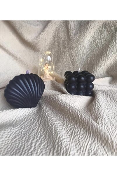 ersu store 2'li Bubble Ve Istiridye Set Kokulu Dekoratif Mum