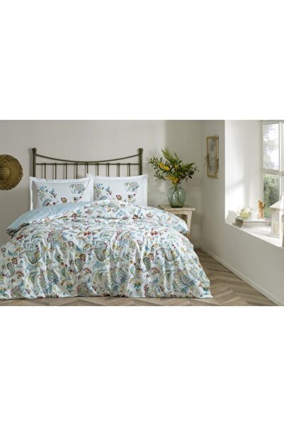 Özdilek Özdilek Tek Kişilik Ranforce Nevresim Takımı Pateh Mavi