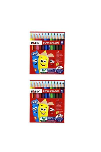 Fatih Half Size Dry Paint (12 Pieces) - 2 Pieces -