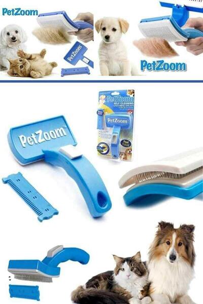 Genel Markalar Petzoom Kedi Ve Köpek Tarağı + Tüğ Kesme Aparatı