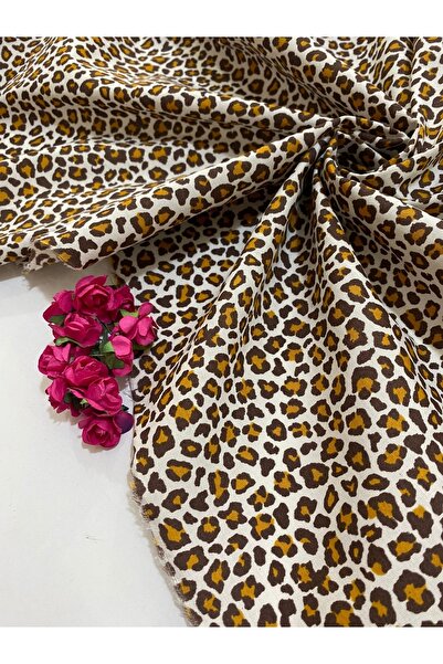 İzmitkumaş Leopar Terikoton Kumaş