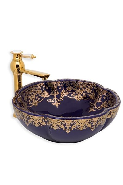 LENA Eva Banyo E-6010 Tezgah Üstü Porselen Lavabo