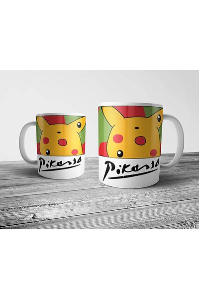 Pixxa كوب بيكاتشو بيكاسو بوكيمون