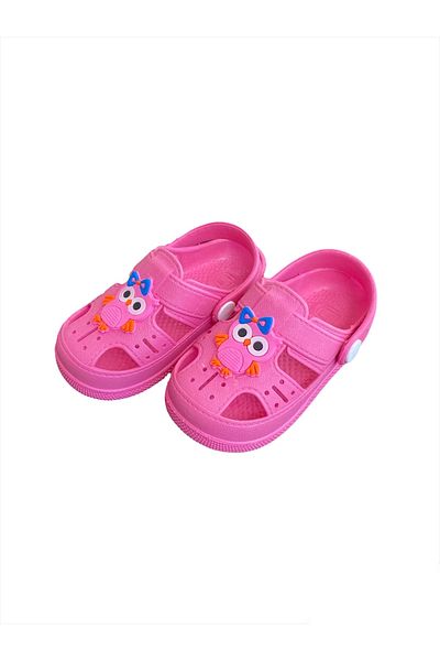 DYL Daye Pink Orthopedic Soft Animal Figured Daily Children's Slippers