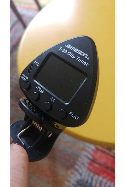 Jameson T-30 Model Latched Clips Digital Tuner - Compatible with All Elastics