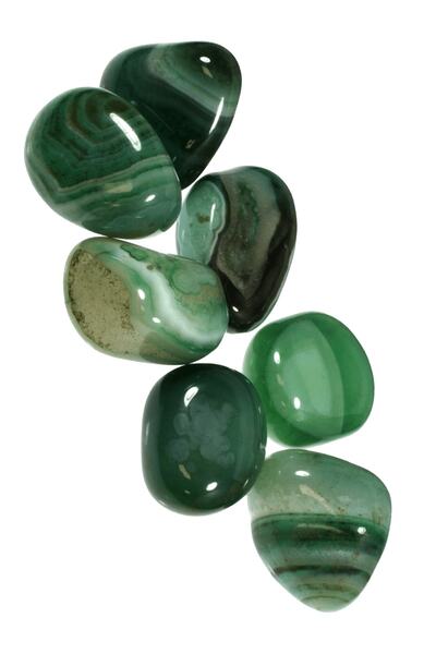 Tesbih Atölyesi Sertifikalı Cilalı Doğal Yeşil Akik Taşı Kütle