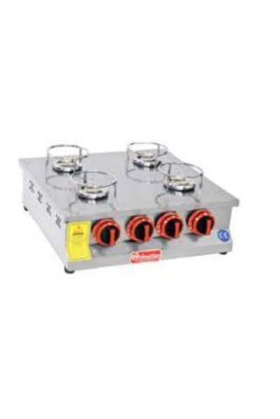 HİMAKSAN Set Üstü Künefe Ocağı Gazlı Lpg-ce 4 Adet Kare