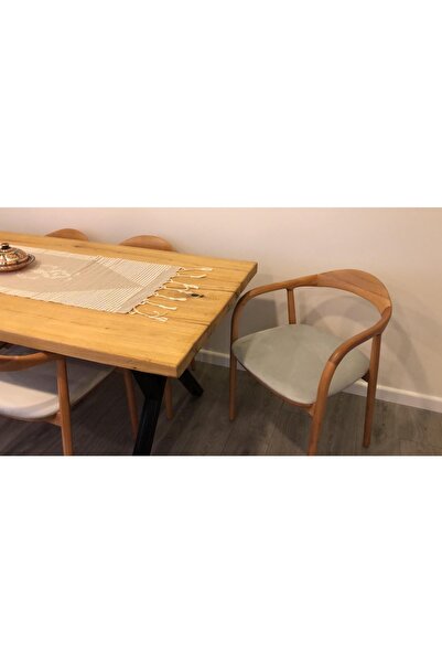 modelsa design Ahşap Kollu Masif Tasarım Sandalye