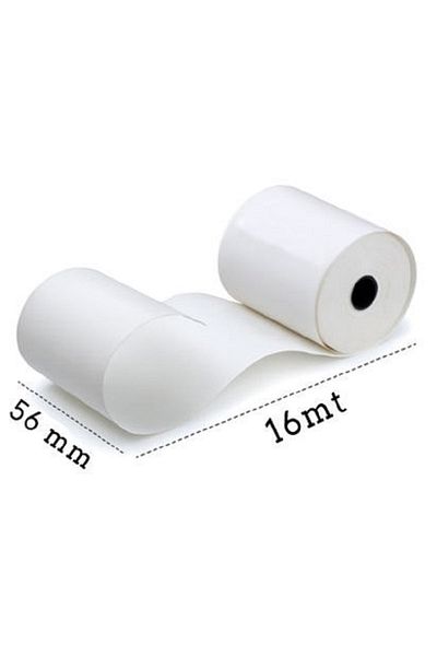 HATTAT 56X16M Thermal Roll - 100 Pieces Pos Rolls