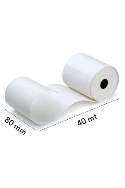 HATTAT 10 Pieces 80X40 Meters Thermal Printer Rolls