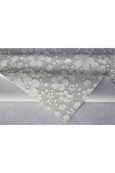 DDHOME Lined Erasable PVC Oilcloth Tablecloth Gray Clover - 158-B1