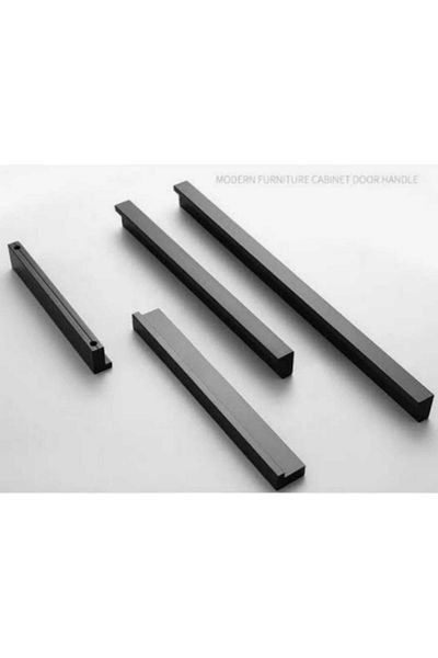 ARON (2 PCS) Lama 320 L Handle (MATTE BLACK) Furniture Cloakroom Drawer Cabinet Handle 320mm