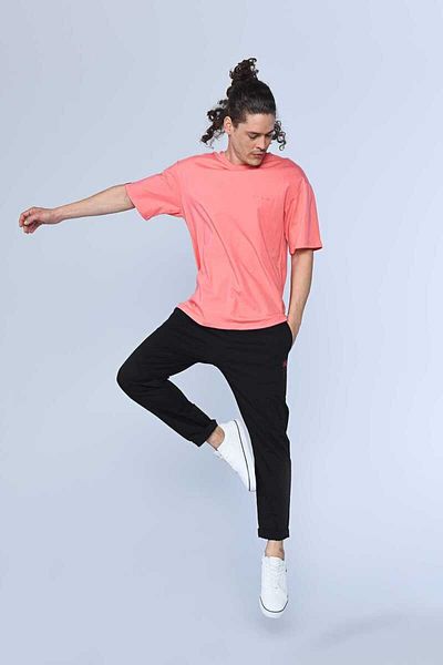 ECKO UNLTD Ανδρικό μπλουζάκι Foster Pink Crew Neck