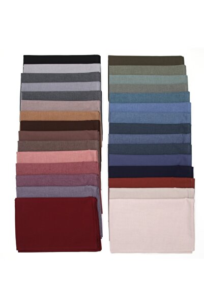 FİVESCARF Five Scarf Maxi Cotton Shawl Bitter Brown