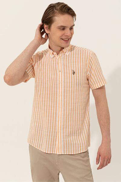 U.S. Polo Assn. Sarı Erkek Gömlek