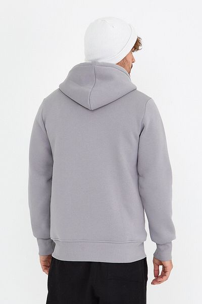 AMAZING CRASH Γκρι Unisex Φούτερ με κουκούλα με τρεις κλωστές