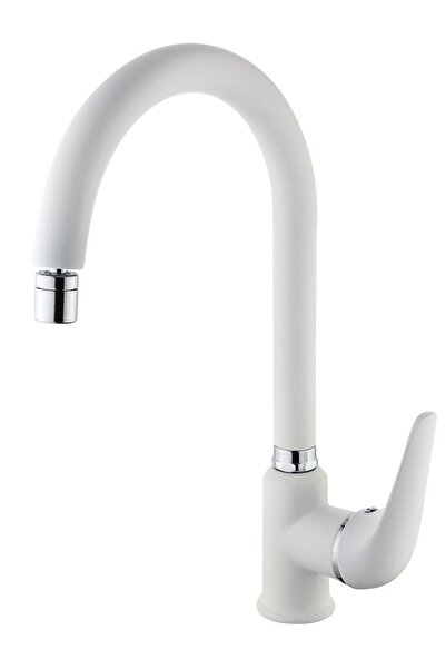 Vilas ياقوت أبيض مطفي 360° صنبور حوض المطبخ الإيطالي