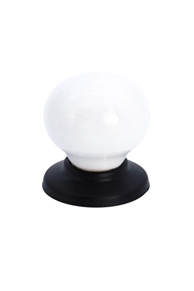 Arion Porselen GÖRÜNÜMLÜ Kulp Dolap Çekmece Mobilya Mutfak Çocuk Kulbu Yakut Düğme Beyaz