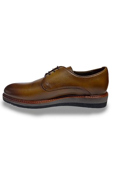 MARCOMEN Genuine Leather Brown Men's Casual Shoes
