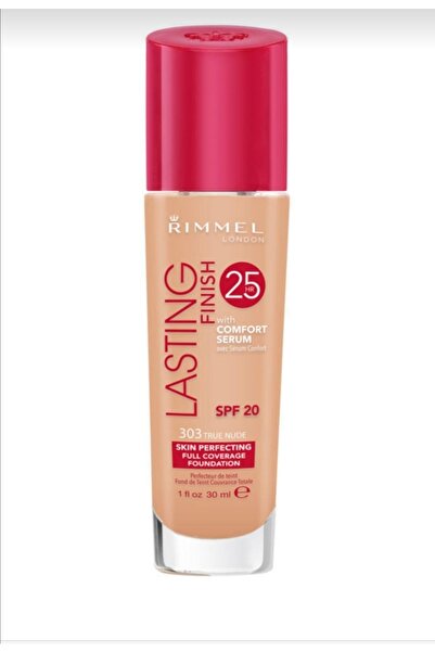 RIMMEL LONDON Fondöten  Lasting Finish Foundation 303 True Nude 30 ml