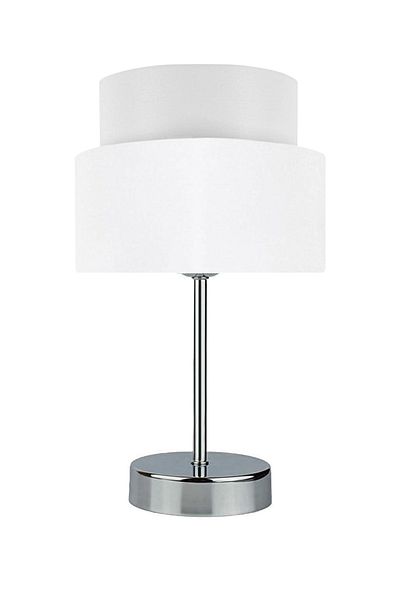 EvLight Deko Chrome Metal Lampshade White