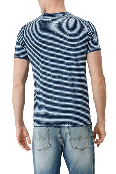 QS by s.Oliver T-Shirt - Blau - Regular Fit