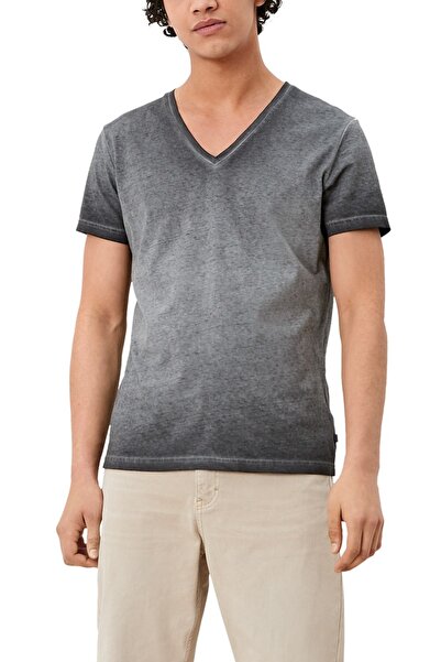 QS by s.Oliver T-Shirt - Grau - Regular Fit