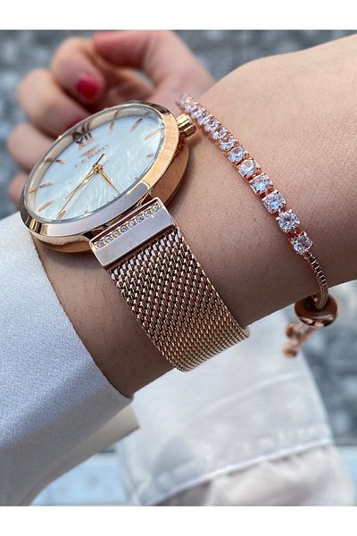 FERRO Women's Watch + Bracelet