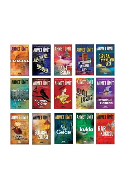 Yapı Kredi Yayınları Ahmet Ümit Seti 15 Kitap