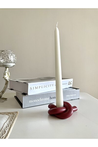 YYY by MY Bordo Düğüm Mumluk