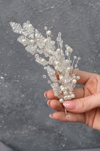 Hobigram Hair Accessory Rana Side Buckle Bridal Hair and Turban Accessory – Other Hair Accessories, Stylish Design