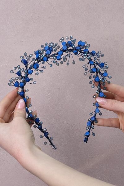 Hobigram إكسسوار نسائي من Melis Mineli تاج الزفاف وإكسسوار عمامة الشعر - إكسسوارات شعر أخرى، تصميم أنيق