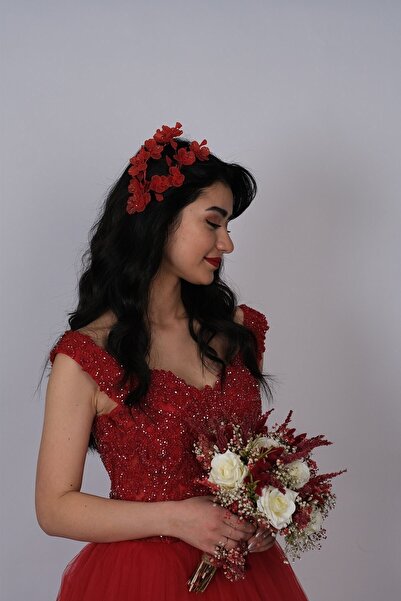 Hobigram Hair Accessory Tuana Floral Special Design Bridal Henna Crown – Other Hair Accessories, Stylish Design – Di