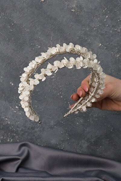 Hobigram Bridal Hair Accessory White Water Enamel Beaded Bridal Henna Crown – Other Hair Accessories, Stylish Design