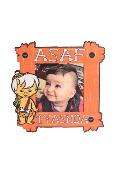 Yavuz Süs Uv Baskılı Taş Devri Bambam Konseptli Ahşap Süs (20 Adet)