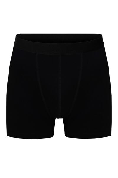 DeeAn Men's Black Gray 10 Pack Plain Lycra Boxer Shorts