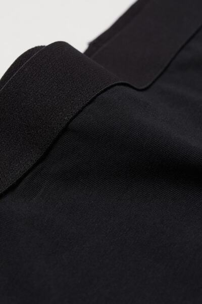 DeeAn Men's Black Gray 10 Pack Plain Lycra Boxer Shorts