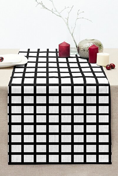 Realhomes Alb-negru, carouri, tablă de șah, cusătură decorativă, tricotat Ras...