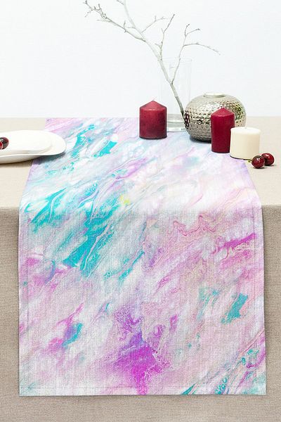 Realhomes Exclusive Digital Printed Modern Stitched Raschel Knitted Runner
