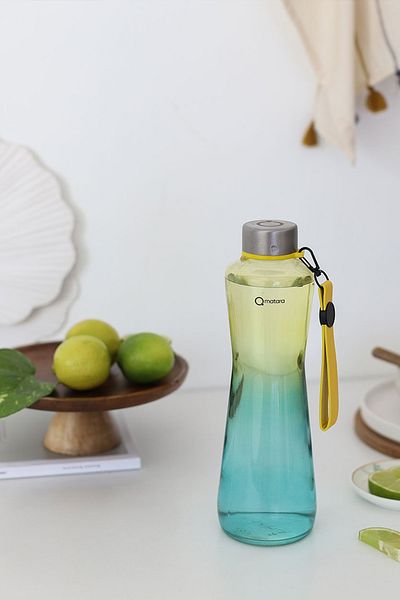 Qmatara Mixed Lime Glass Flask Premium 750cc