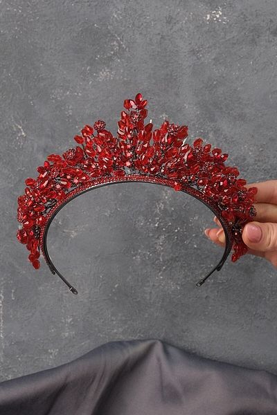 Hobigram إكسسوار شعر العروس Akbahar Gelin Henna Crown – إكسسوار العروس، تصميم أنيق، إكسسوار نسائي – العروس
