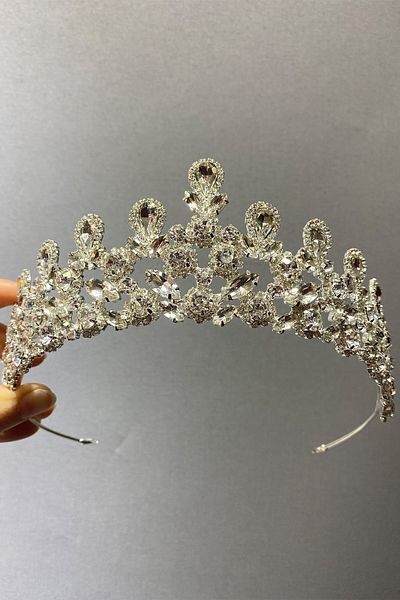 Hobigram إكسسوار شعر العروس Beety Model Bridal Henna Crown – إكسسوار العروس، تصميم أنيق، إكسسوار نسائي – G