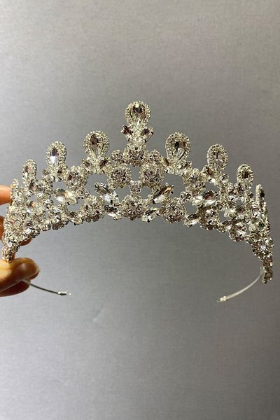 Hobigram إكسسوار شعر العروس Beety Model Bridal Henna Crown – إكسسوار العروس، تصميم أنيق، إكسسوار نسائي – G