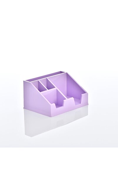 Ops Organizator de birou Suport stilou violet pastel 9x16.5x12.5cm Klm208pmo