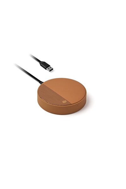Lexon Oslo Energy + Kablosuz Şarj Cihazı Ve Bluetooth Hoparlör Kahverengi