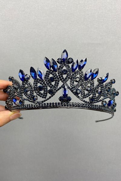 Hobigram إكسسوار شعر العروس Lilya Bridal Henna Crown – تصميم خاص، إكسسوار، إنتاج عالي الجودة، طراز مذهل